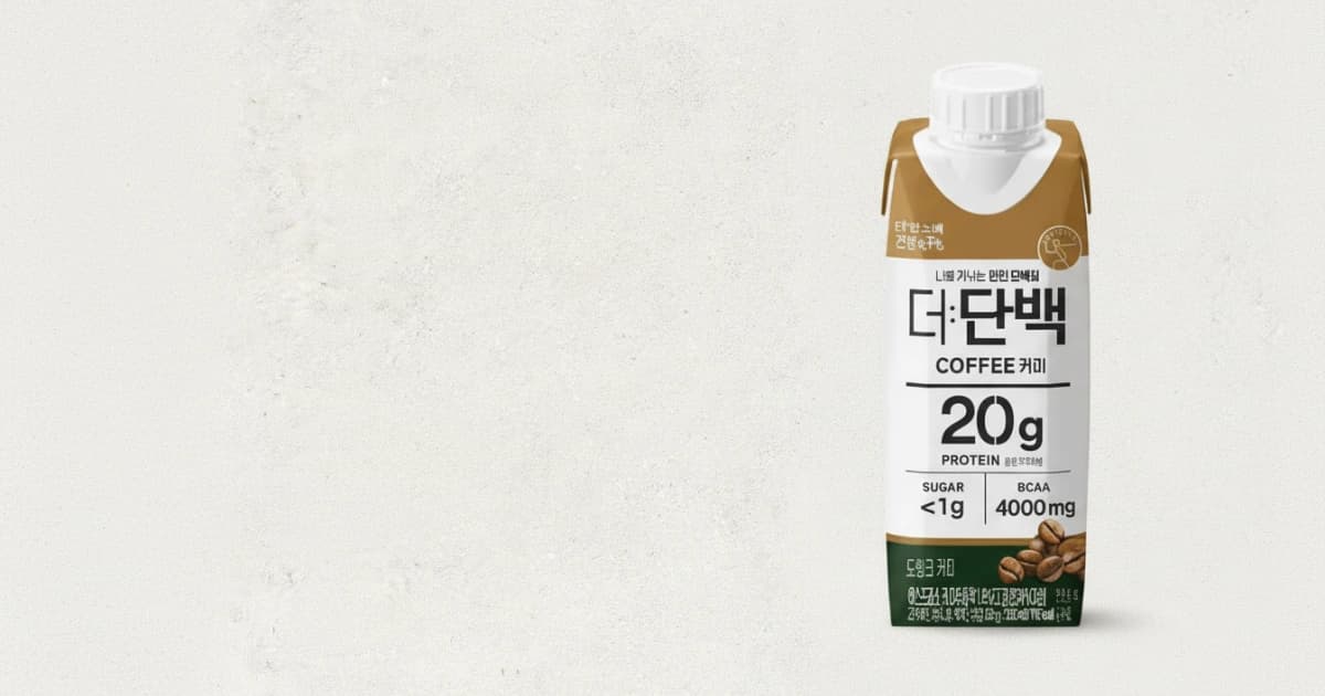 더단백 드링크 커피