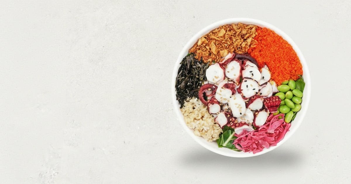 라임폰즈 문어 포케