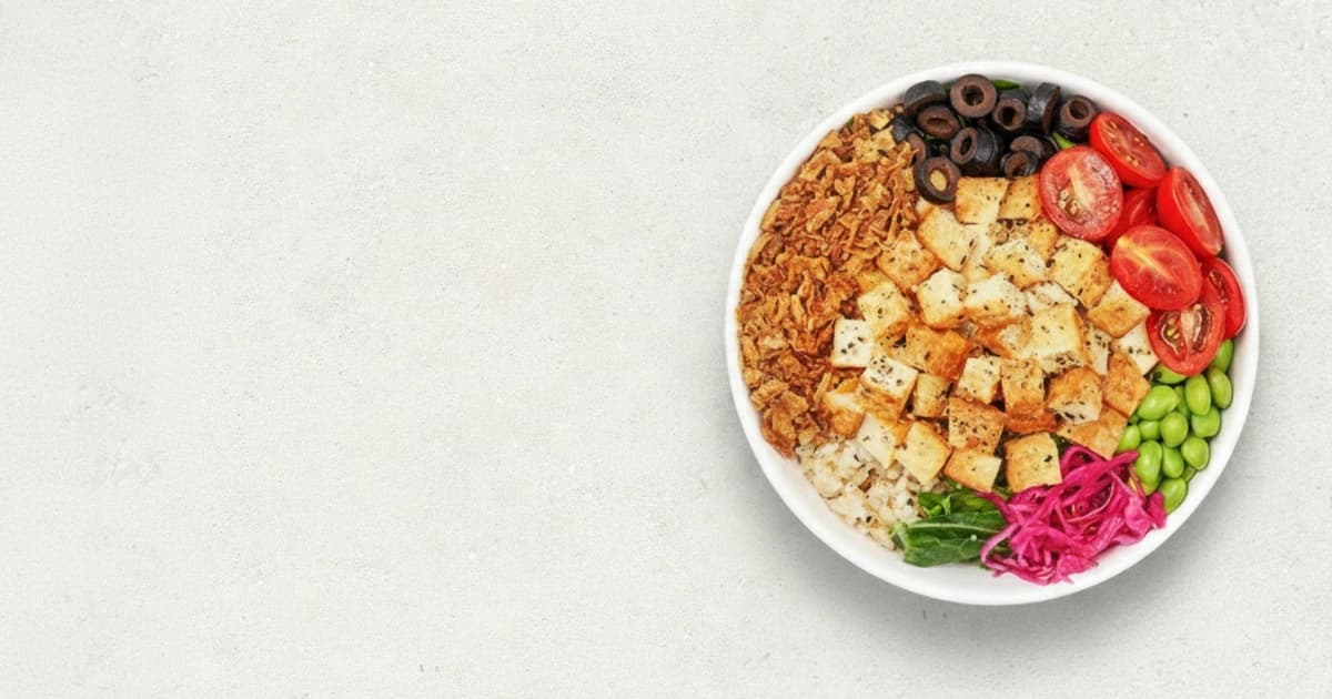 오리엔탈 두부 포케 샐러드