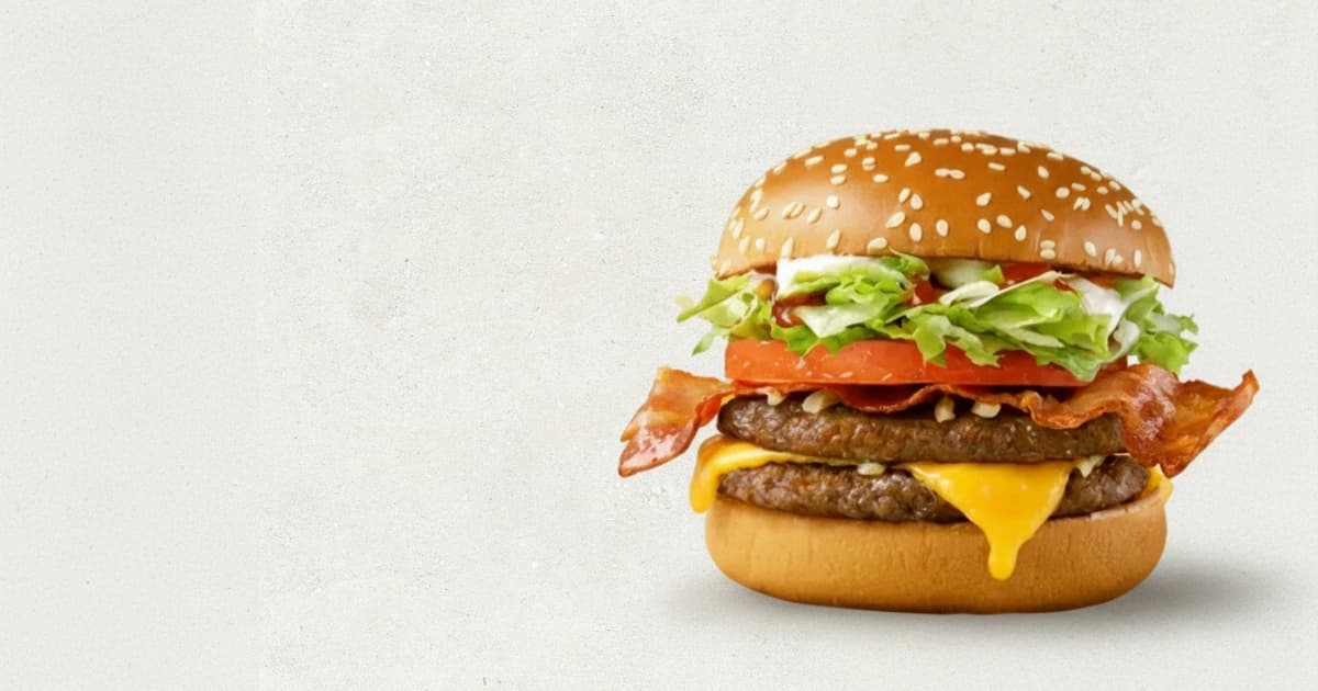 베이컨토마토디럭스버거