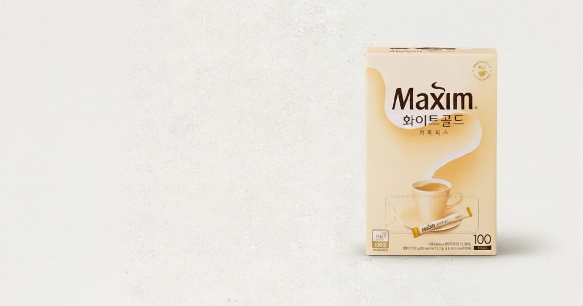 화이트골드 커피믹스