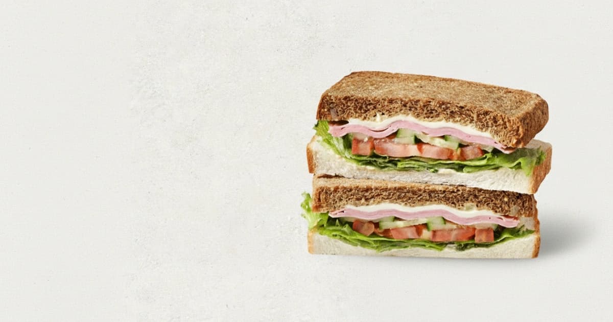 통밀 햄에그 샌드위치